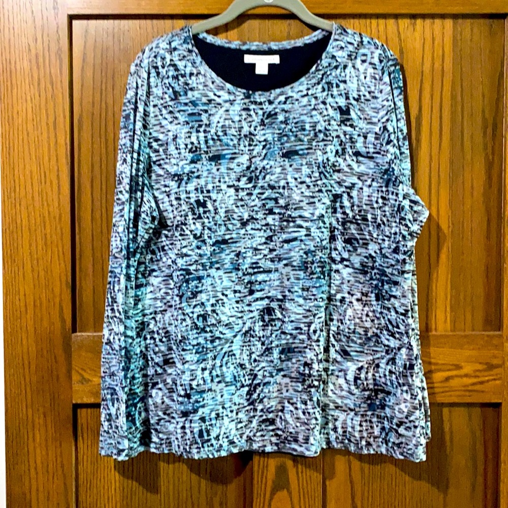 Cold Water long sleeve burnout top